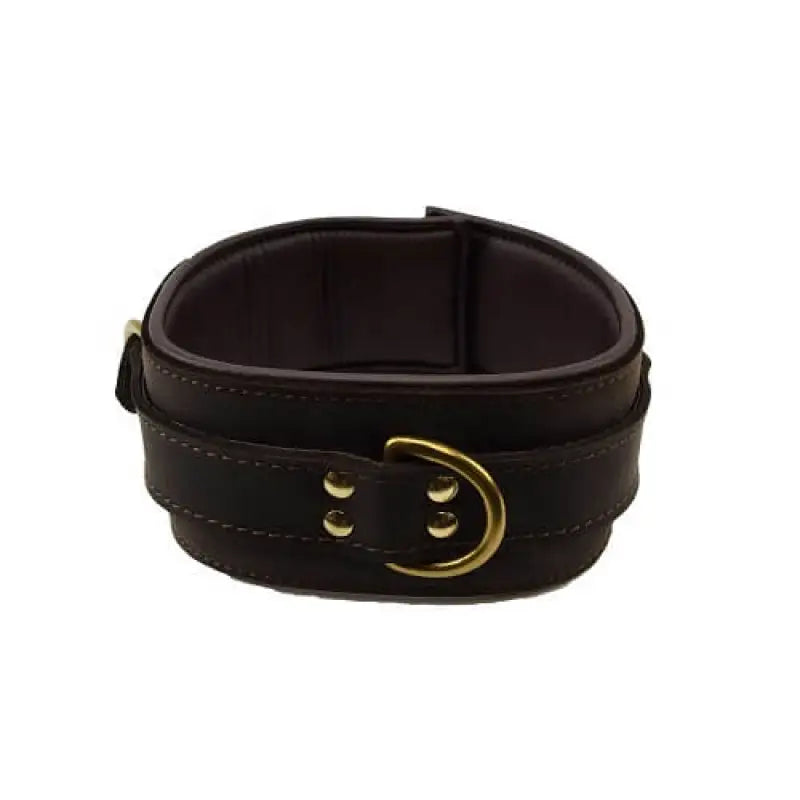 BOUND Nubuck Leather Collar Bondage Gear