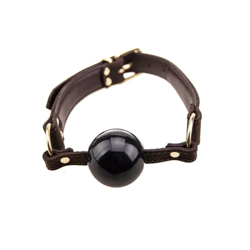 BOUND Nubuck Leather Solid Ball Gag Bondage Gear