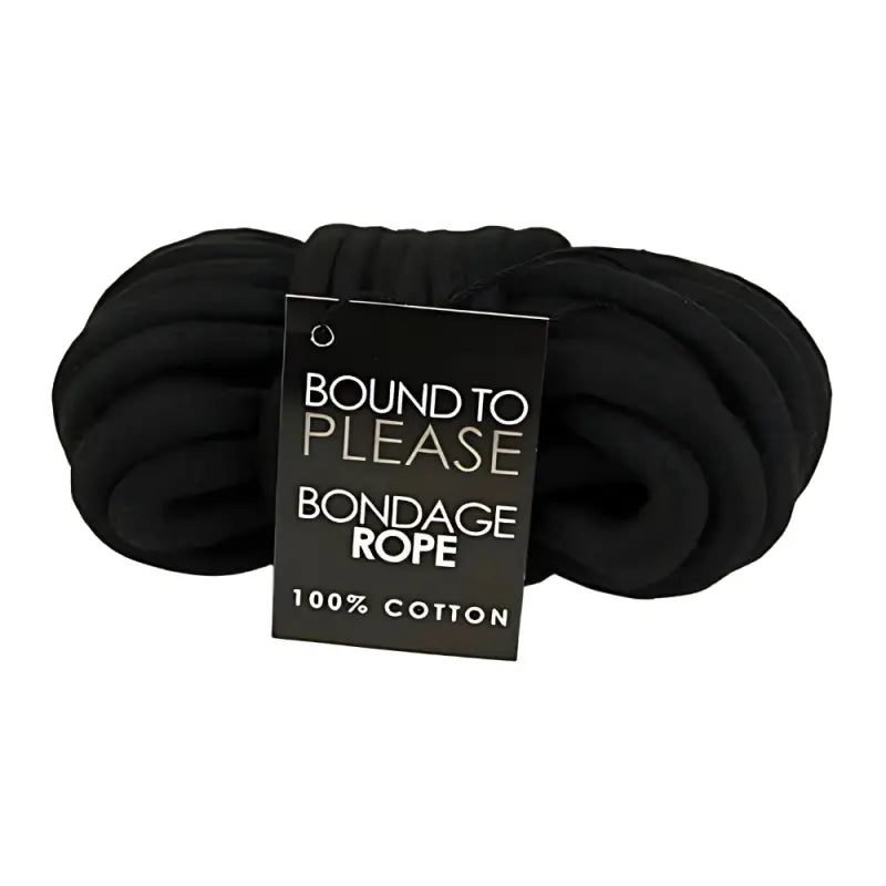Bound to Please Bondage Rope Black Bondage Gear