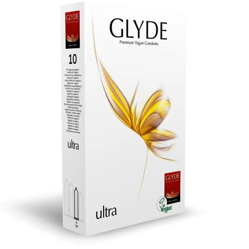 Glyde Ultra Vegan Condoms 10 Pack Essentials