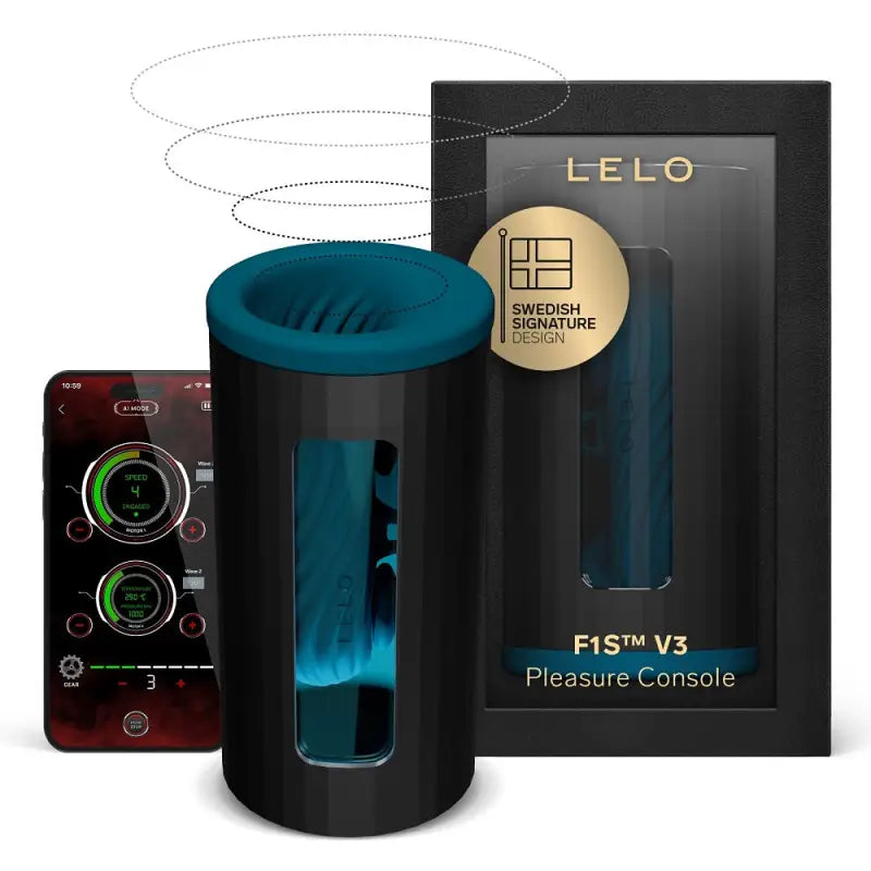 LELO F1S V3 AI Interactive Male Masturbator Blue - Male Sex Toys