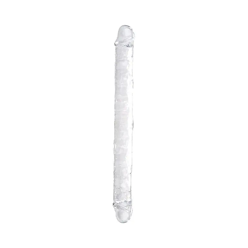Loving Joy 18 Inch Double Ended Dildo Clear - Dildos