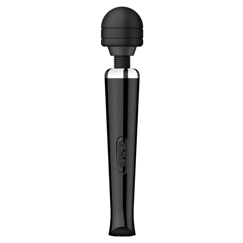 Loving Joy Rechargeable Magic Wand Vibrator Black Vibrators
