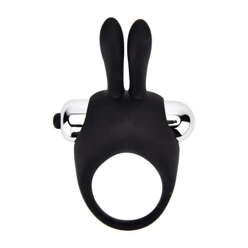 Loving Joy Silicone Vibrating Rabbit Cock Ring - Male Sex Toys