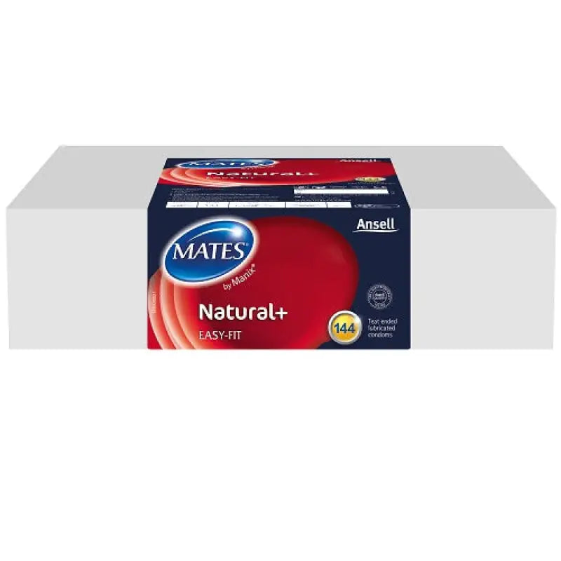 Mates Natural + Condoms 144 Clinic Pack Essentials