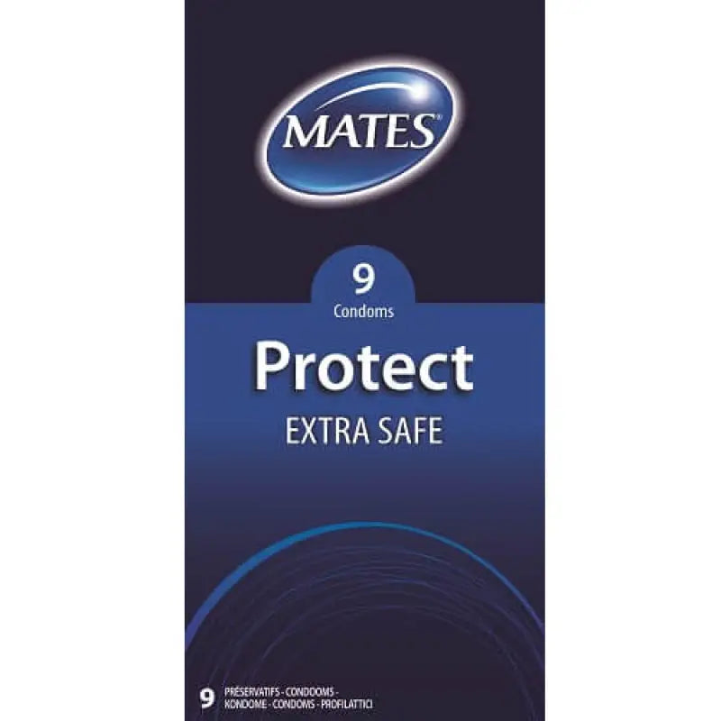 Mates Protect Extra Safe Condoms 9 Pack Essentials
