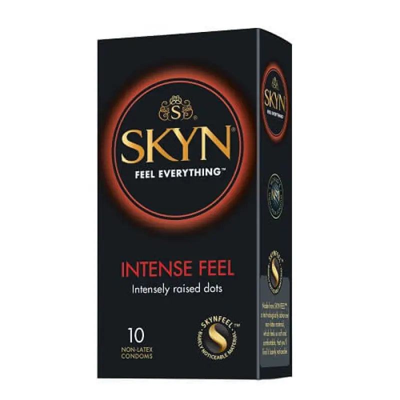 Mates SKYN Intense Feel Non Latex Condoms 10 Pack Essentials