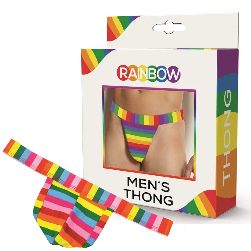 Rainbow Men’s Thong - Essentials