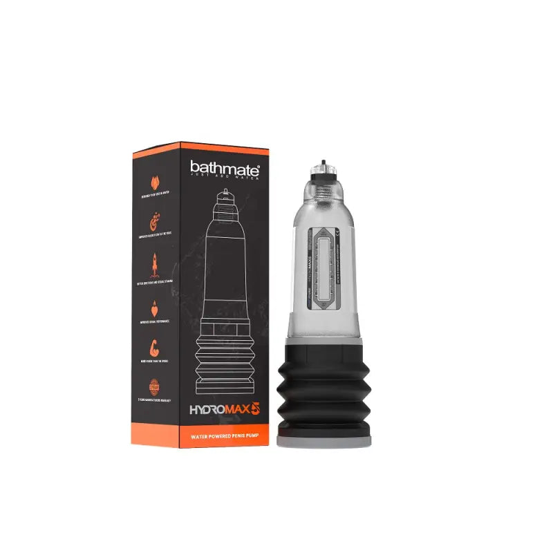 Bathmate Hydromax 5 Penis Pump Clear - Male Sex Toys