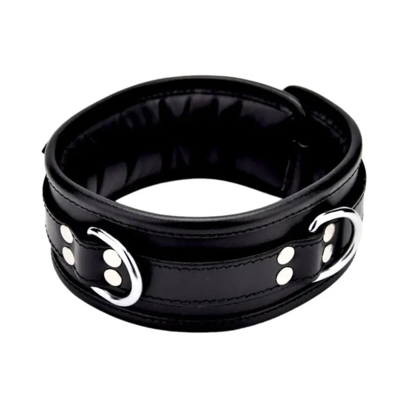 BOUND Leather Collar Bondage Gear