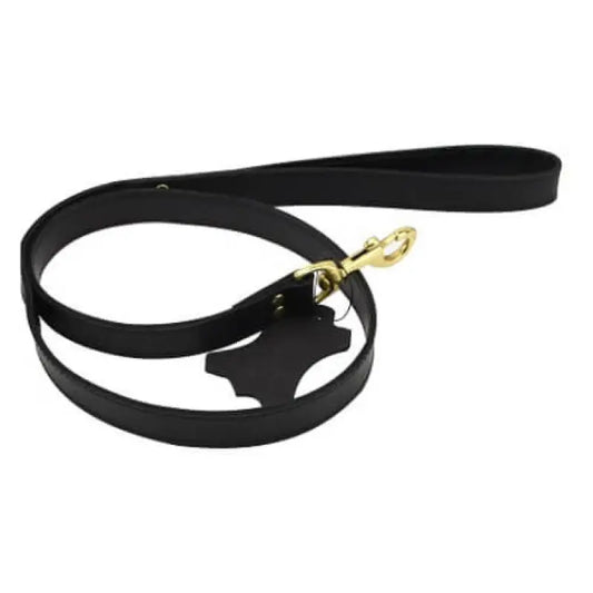 Bound Noir Nubuck Leather Leash Bondage Gear