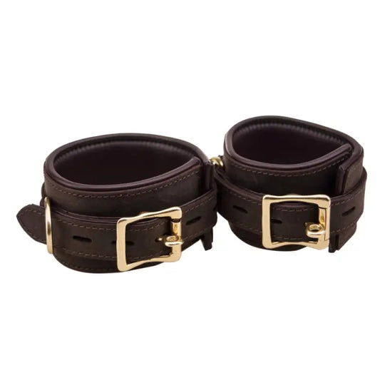 BOUND Nubuck Leather Wrist Restraints Bondage Gear
