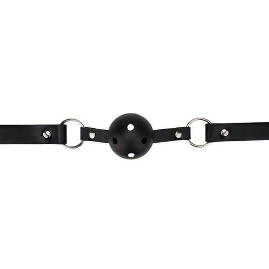 Bound to Play Breathable Ball Gag Black Bondage Gear