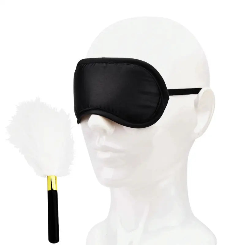Bound to Play. Eye Mask and Feather Tickler Play Kit - Bondage Gear