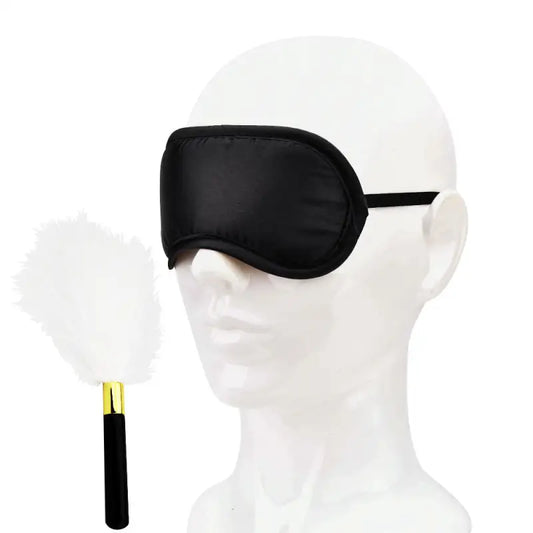 Bound to Play. Eye Mask and Feather Tickler Play Kit - Bondage Gear