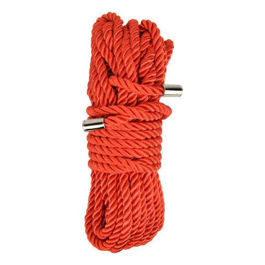 Bound to Please Silky Bondage Rope 10m Red Bondage Gear
