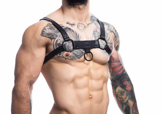 C4M H4RNESS Black Party Harness One Size - Sexy Lingerie