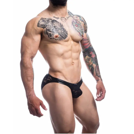 C4M L4CE Bikini Bulge Black - Extra Large - Sexy Lingerie