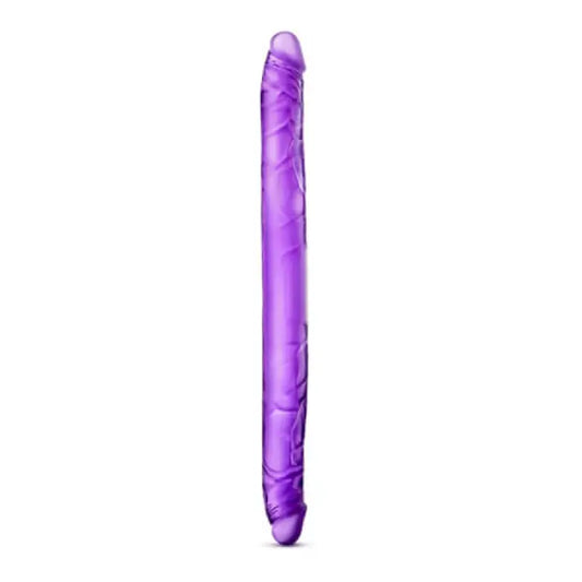 Double Dildo 16 Inch Purple - Dildos