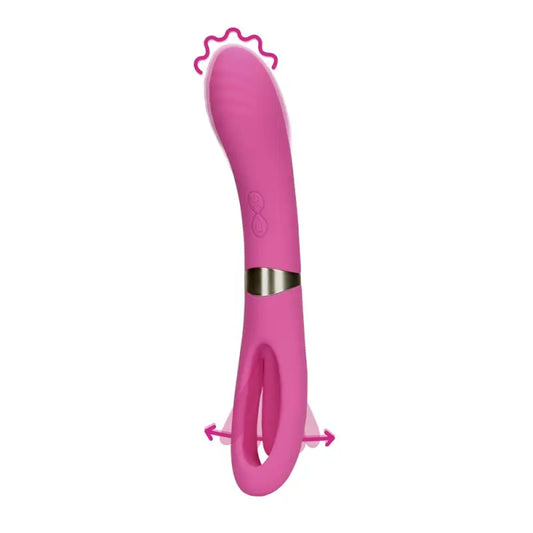 Double-Sided Flapping and G-Spot Vibrator - Vibrators