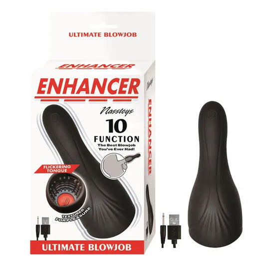 Enhancer Ultimate Blow Job Masturbator with Flicking Tongue - Male Sex Toys
