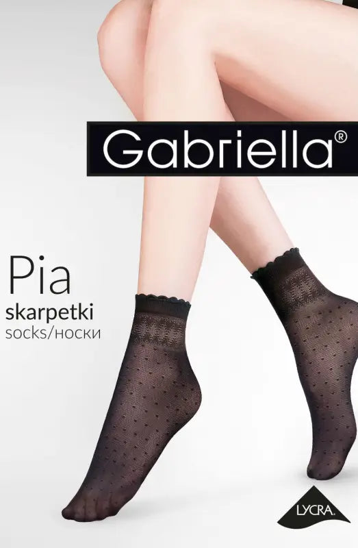 Gabriella Pia Socks Black - Black / One Size