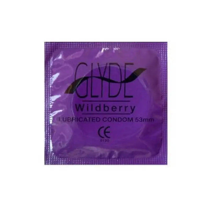Glyde Ultra Wildberry Flavour Vegan Condoms 100 Bulk Pack - Essentials
