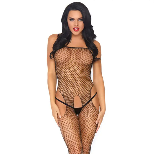 Leg Avenue Seamless Suspender Bodystocking - Sexy Lingerie