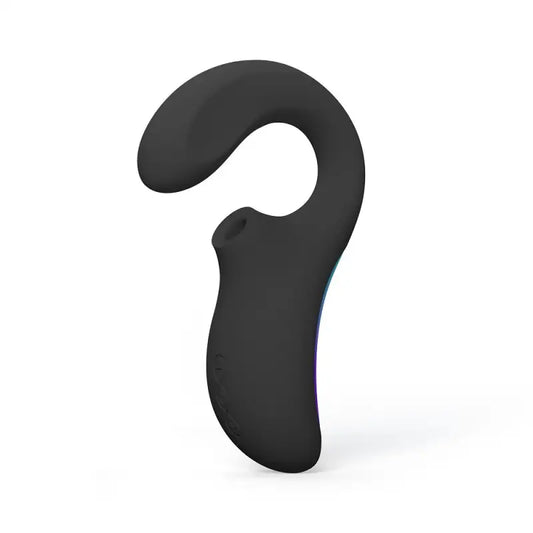 LELO Enigma Wave Dual Stimulation Sonic Massager Black - Vibrators