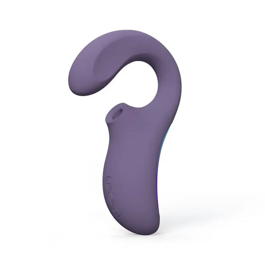 LELO Enigma Wave Dual Stimulation Sonic Massager Cyber Purple - Vibrators