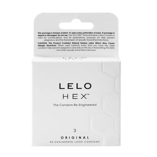 LELO HEX Condoms Original 3 pack Essentials