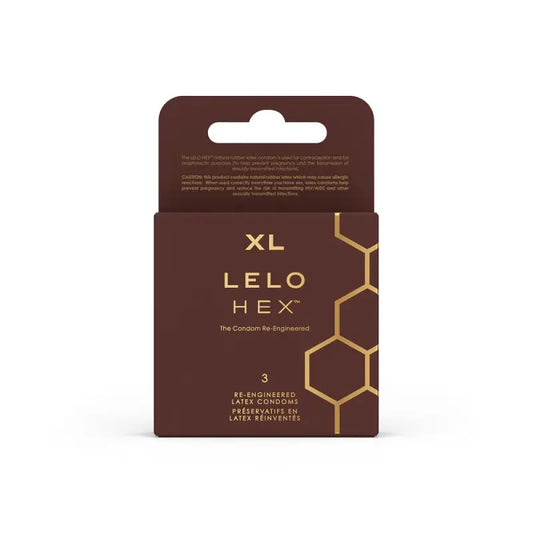 LELO HEX Condoms Respect XL 3 pack - Essentials