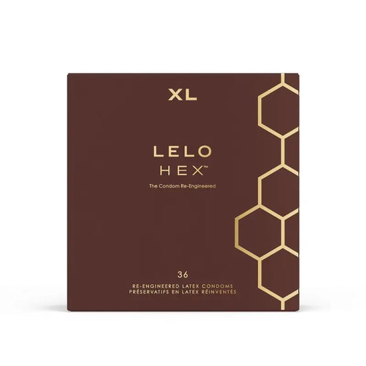 LELO HEX Condoms Respect XL 36 pack - Essentials