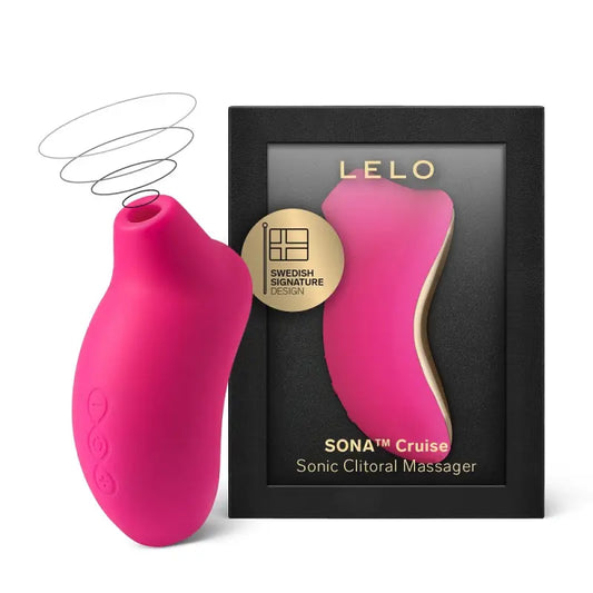 LELO SONA Cruise Clitoral Massager Cerise - Vibrators