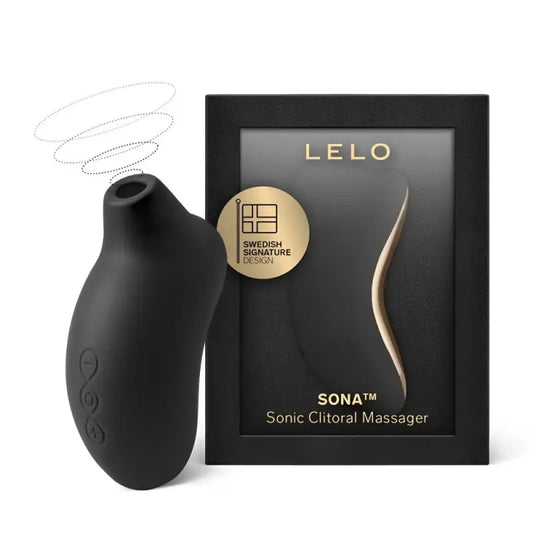 LELO SONA Sonic Clitoral Massager - Black - Vibrators