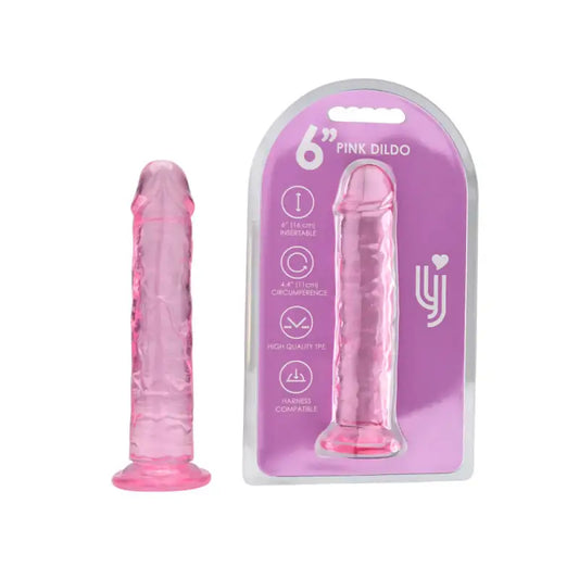 Loving Joy 6 Inch Suction Cup Dildo Pink Dildos