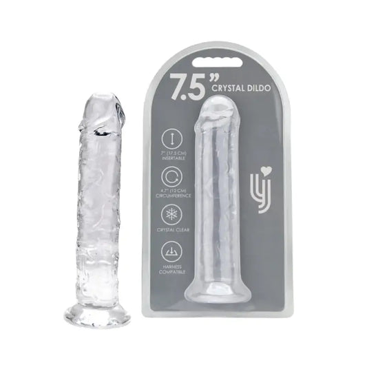 Loving Joy 7.5 Inch Suction Cup Dildo Clear Dildos