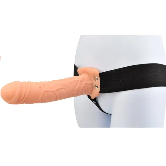Loving Joy 8 Inch Hollow Strap On Vanilla Sex Toys