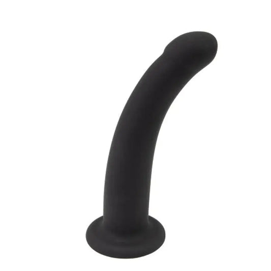 Loving Joy Curved 5 Inch Silicone Dildo with Suction Cup - Dildos
