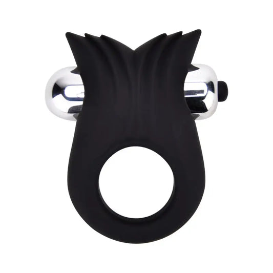 Loving Joy Silicone Vibrating Textured Cock Ring Male Sex Toys