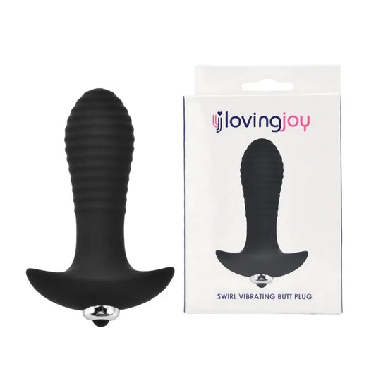 Loving Joy Swirl 7 Function Vibrating Butt Plug Anal Sex Toys