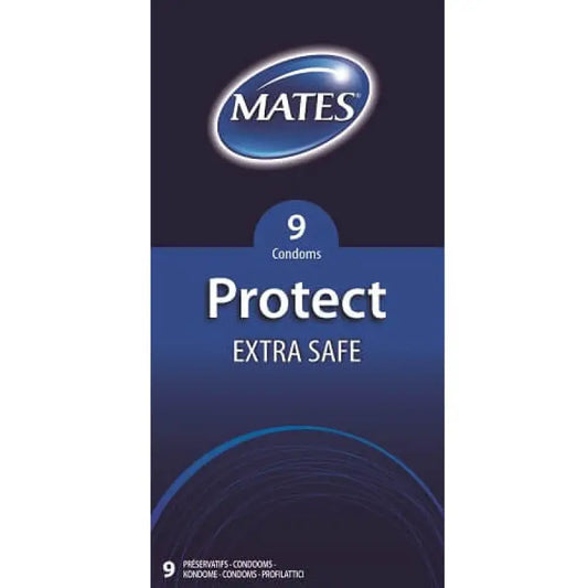 Mates Protect Extra Safe Condoms 9 Pack Essentials