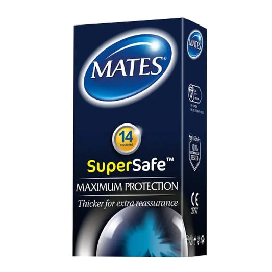 Mates Super Safe Condoms 14 Pack - Essentials