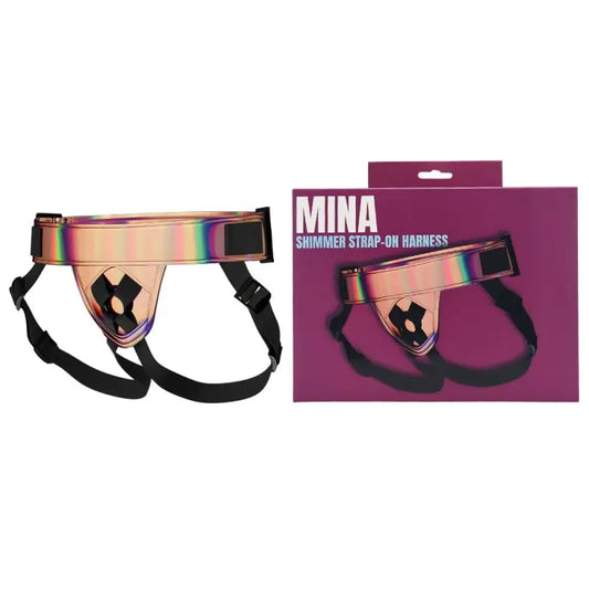 Mina Shimmer Strap On Harness