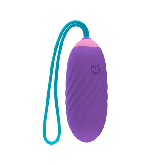 Party Color EGY Vibrating Love Egg Purple - Vibrators