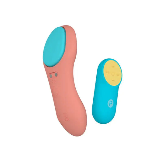 Party Color PANTY Remote Control Vibrator Orange - Vibrators