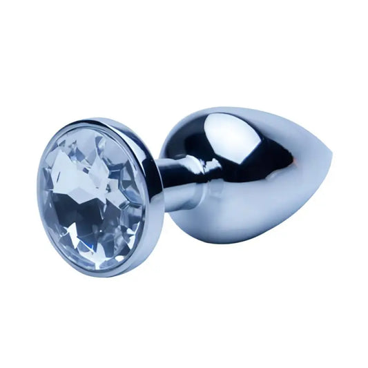 Precious Metals Silver Butt Plug Large Anal Sex Toys