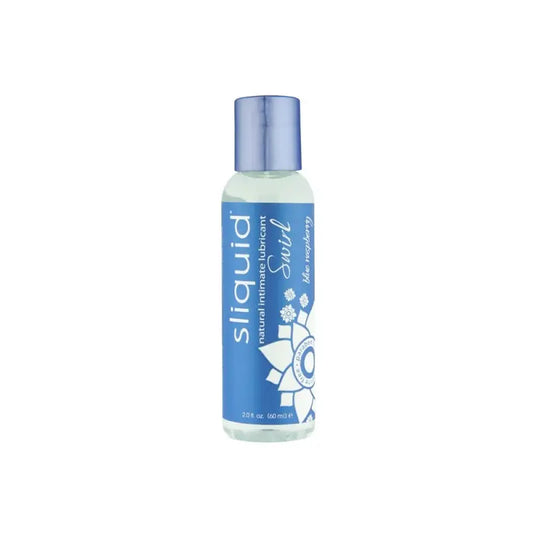 Sliquid Naturals Swirl Flavoured Lubricants-Blue Raspberry 59ml - Essentials