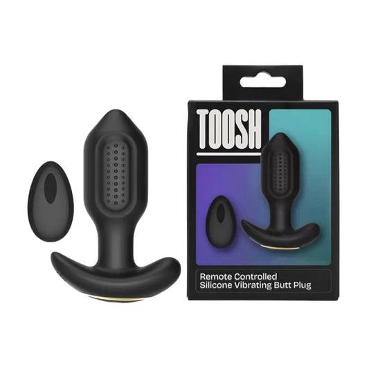 Toosh Remote Controlled Silicone Vibrating Butt Plug Anal Sex Toys